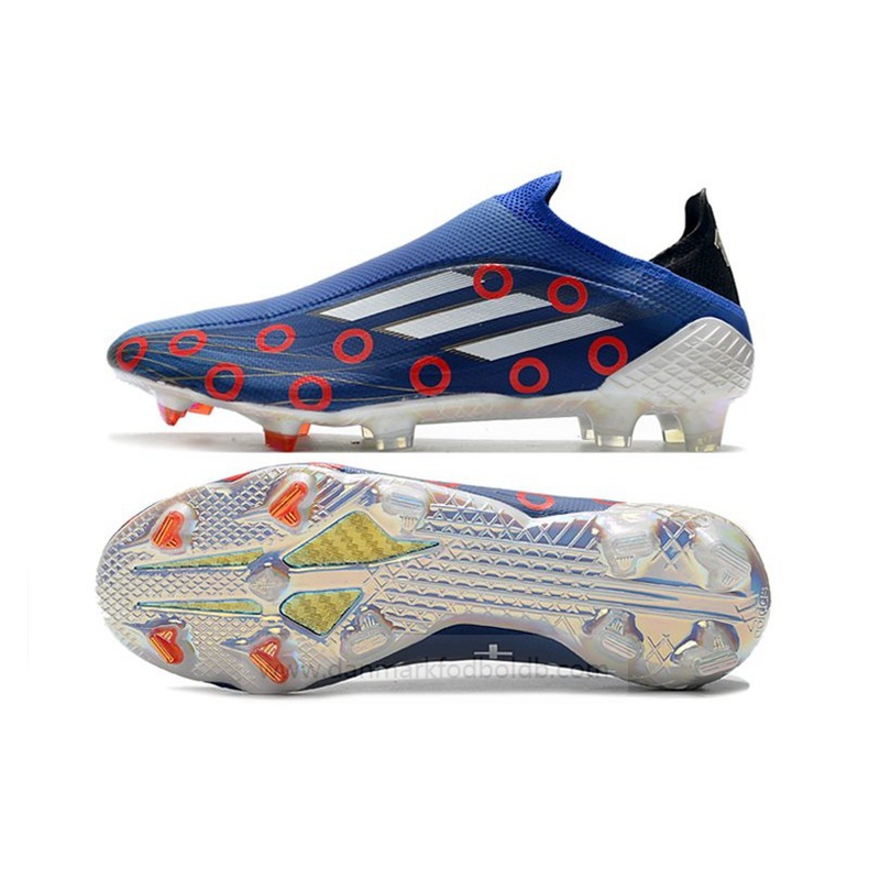 Adidas X Speedflow + FG Fodboldstøvler Herre – Blå Hvid Rød Limited Edition